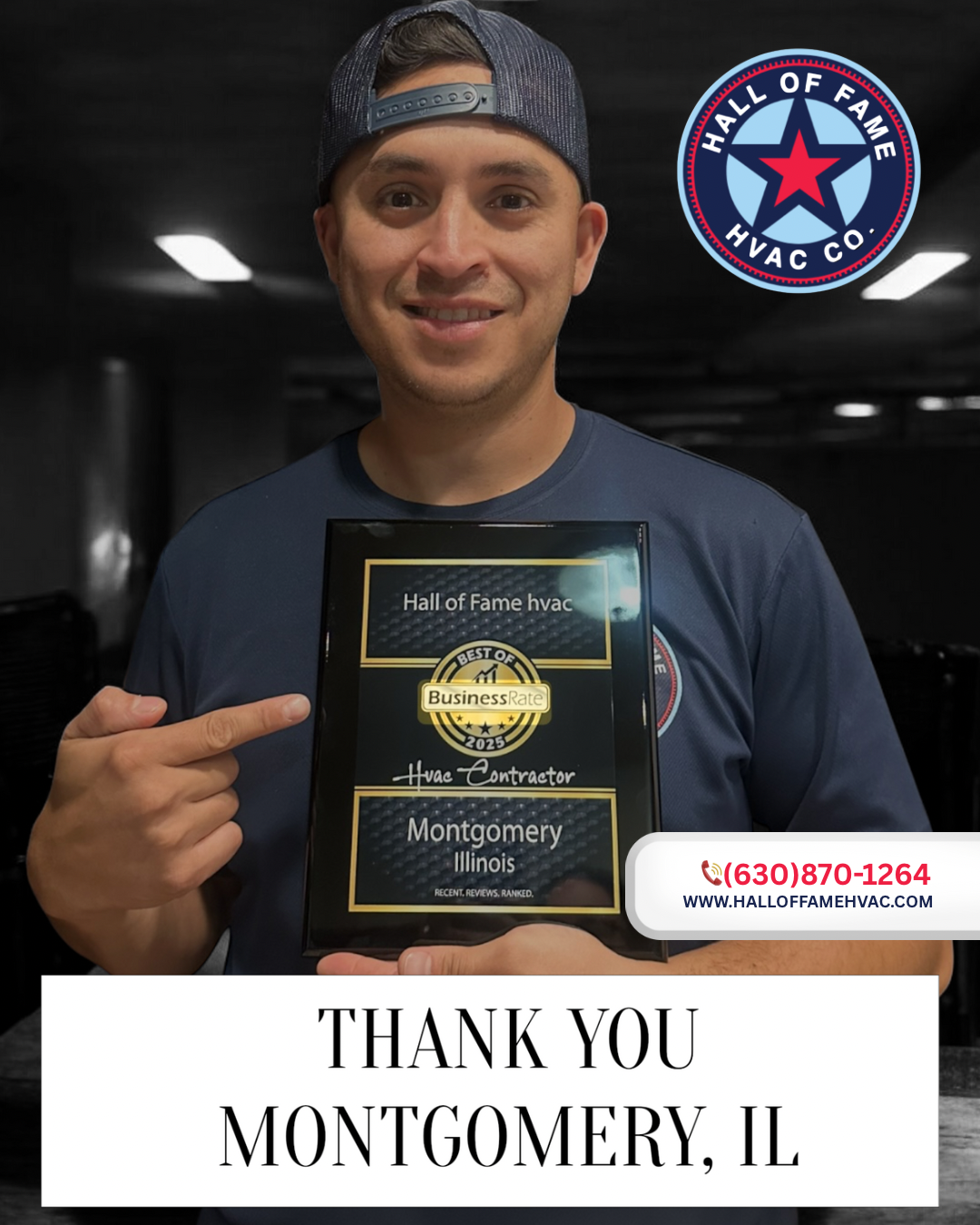 Hall of Fame HVAC Services Montgomery, IL